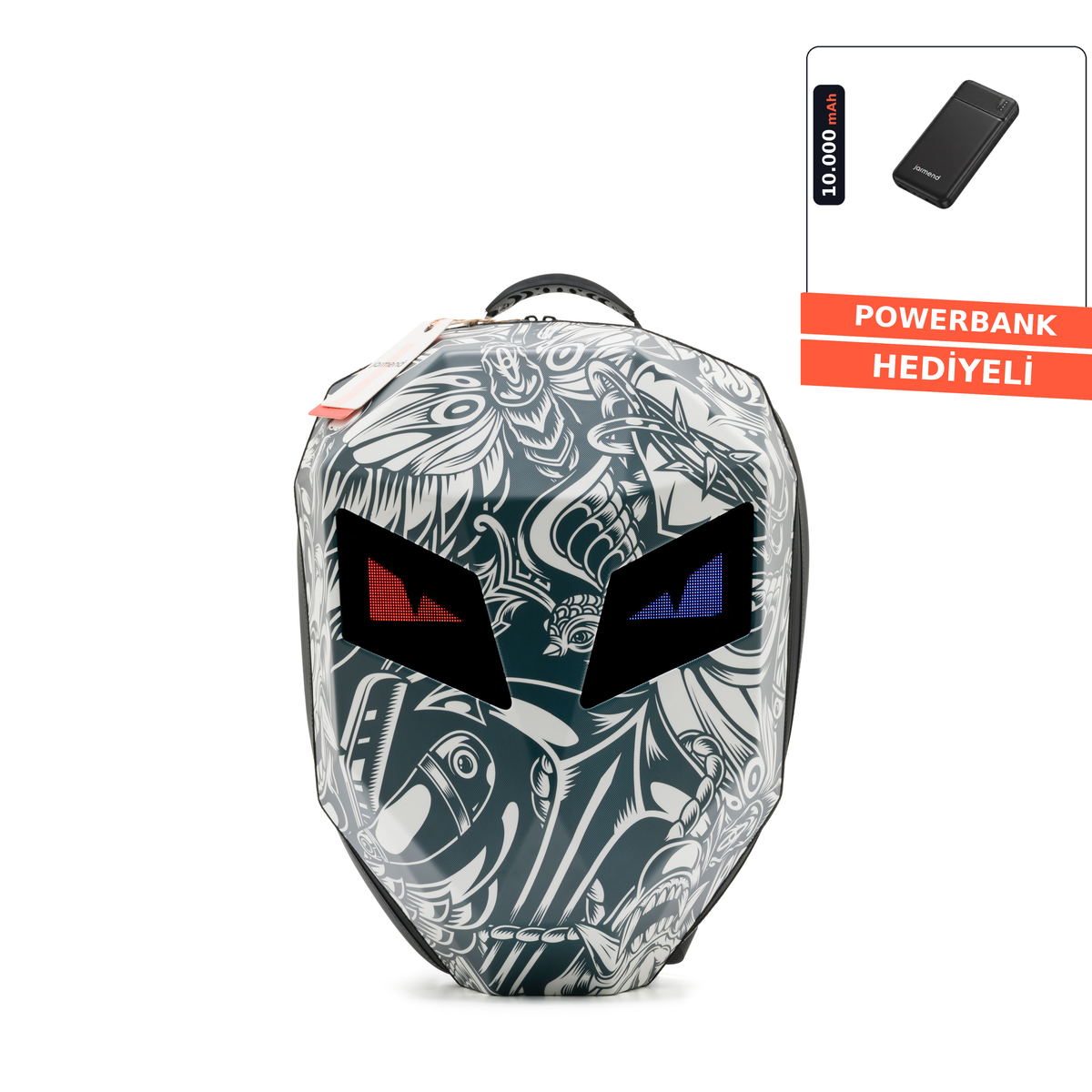 Totem — LED Gözlü Motosiklet Sırt Çantası