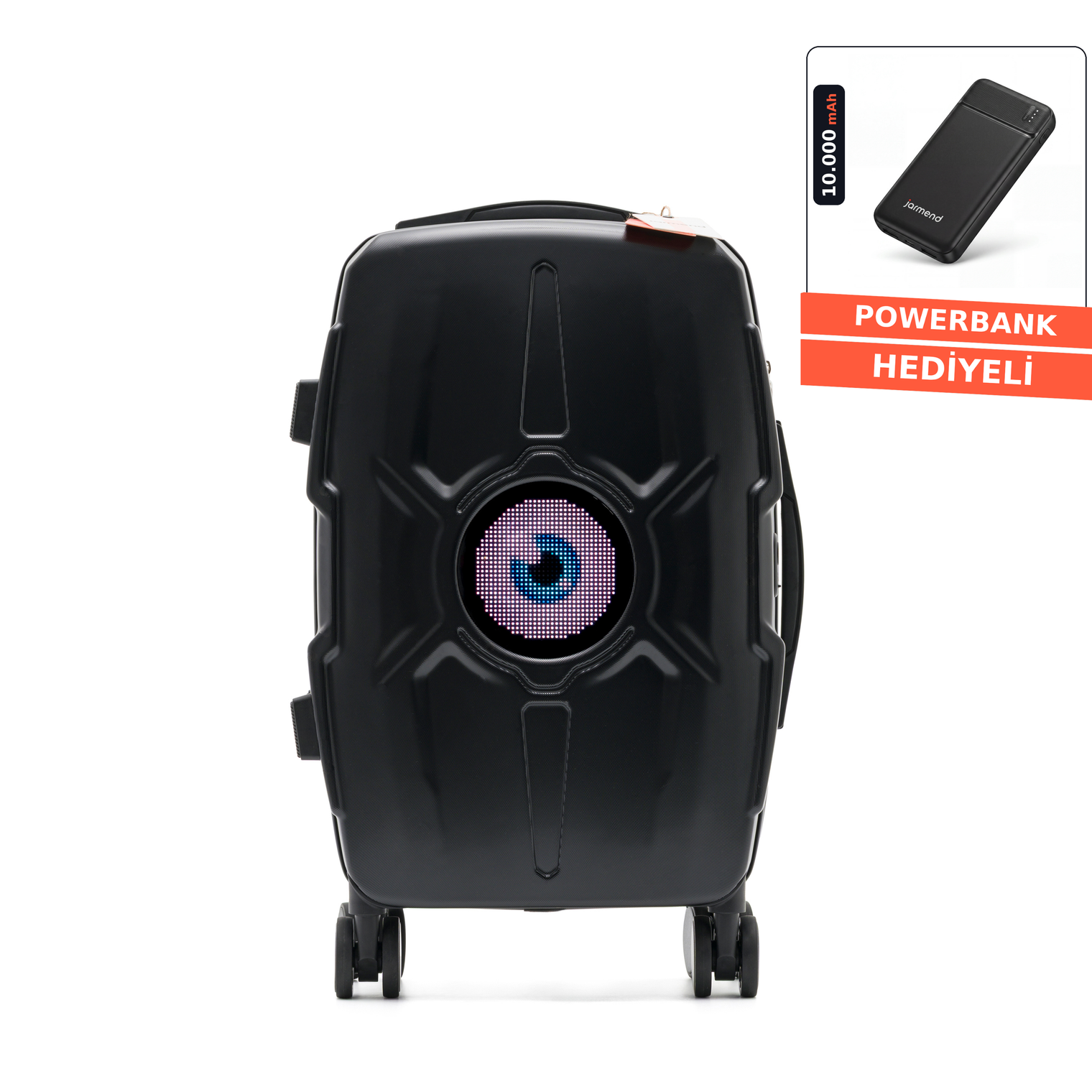Optix — LED Ekranlı Akıllı Valiz (Kabin Boy)