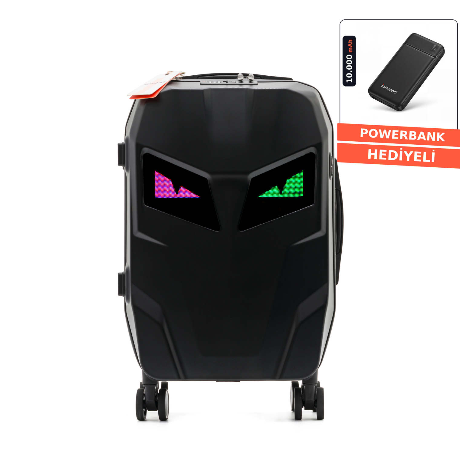Titan — LED Ekranlı Akıllı Valiz (Kabin Boy)
