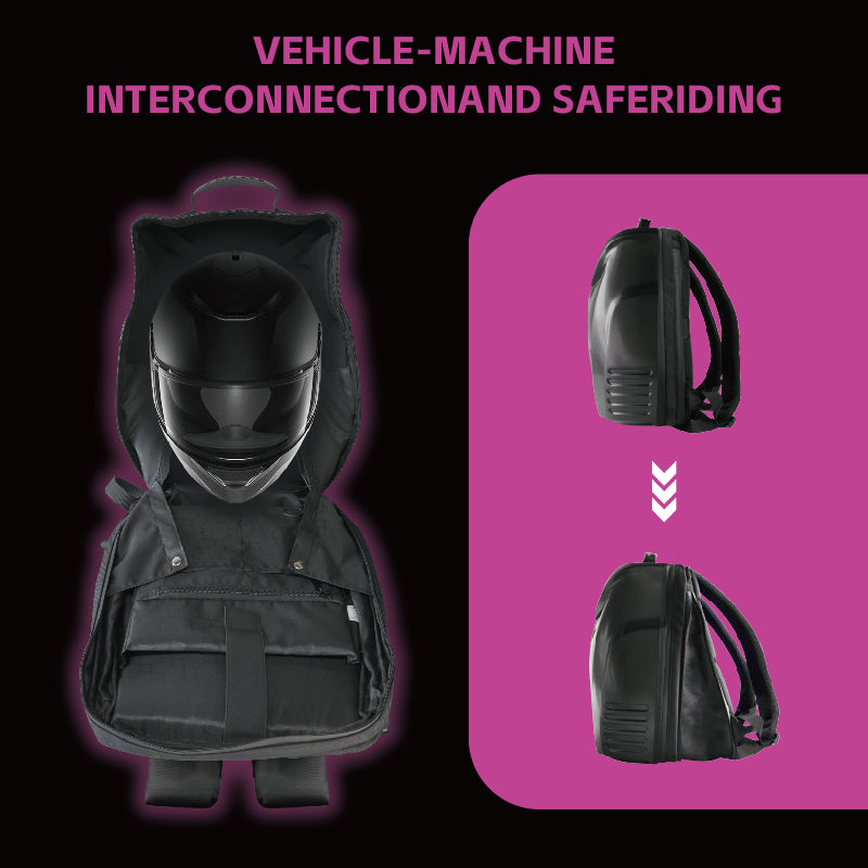 Owl Ninja LED Motorcu Çantası - Orta Boy