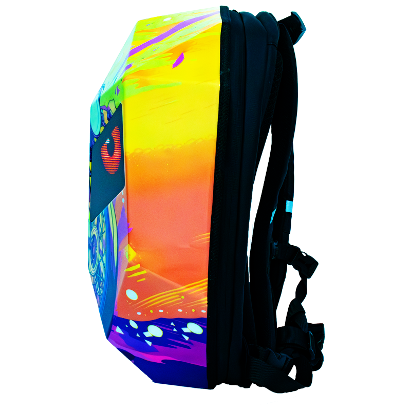 Neon Rider LED Motorcu Çantası - Büyük Boy