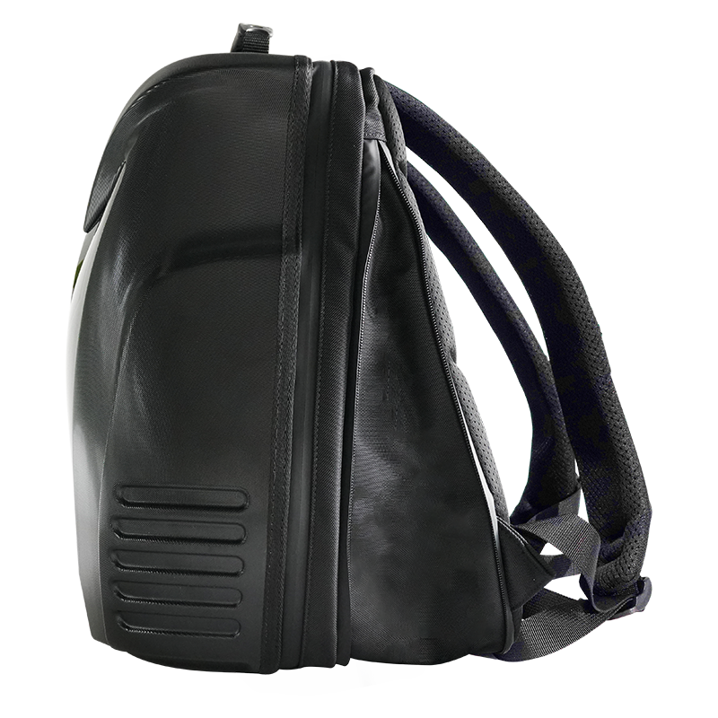 black leather owl backpack Owl Ninja LED Biker Bag